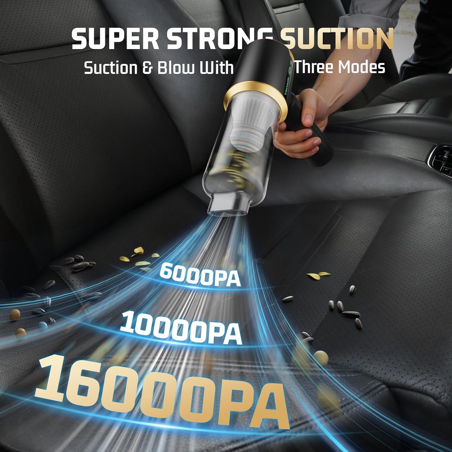 Mini vacuum cleaner for car