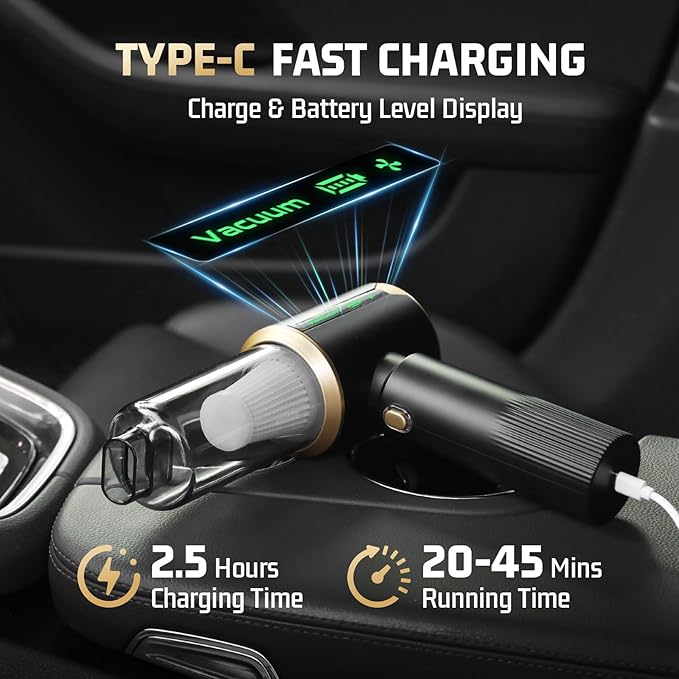 Shop portable car vacuum