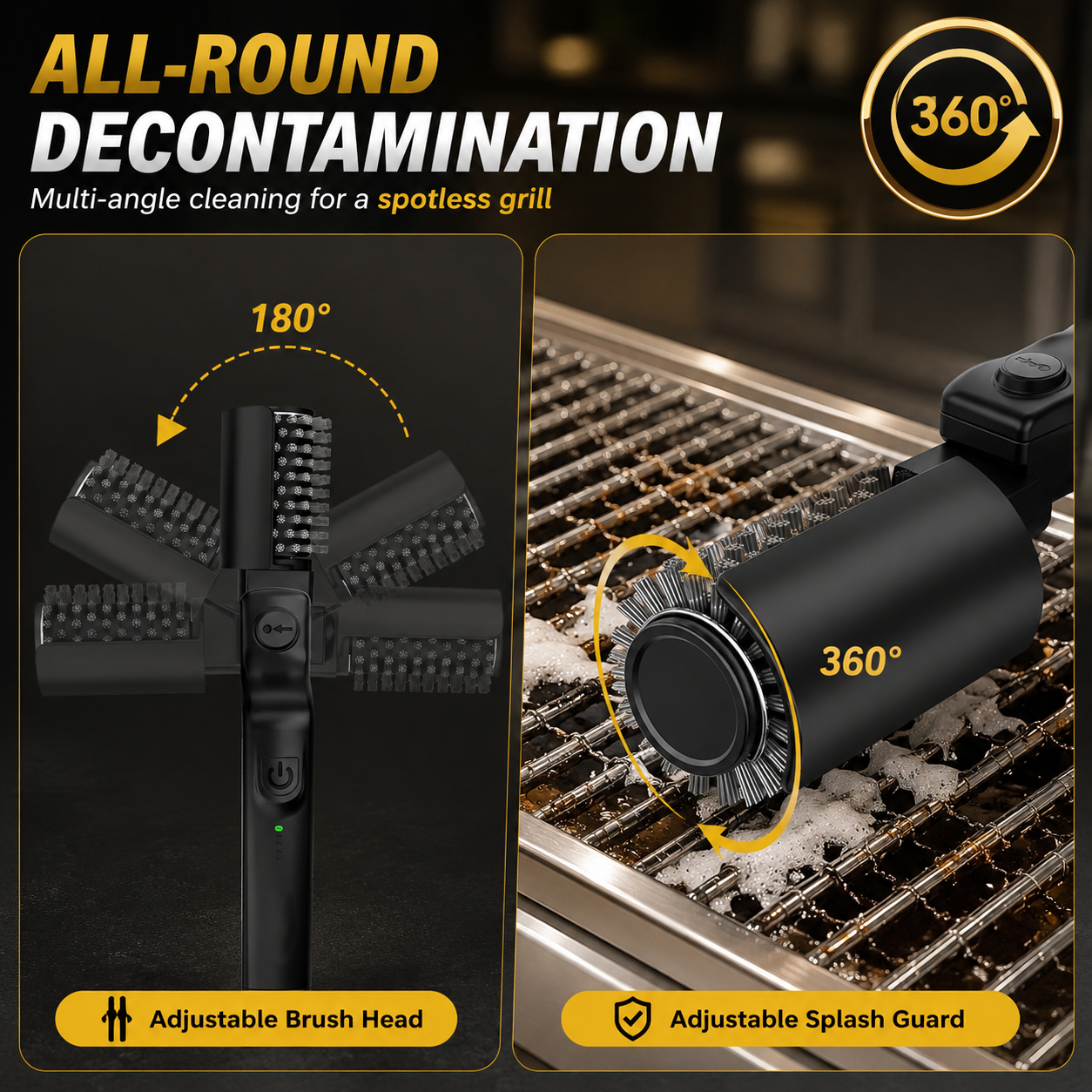 Premium Electric Rotary Grill Brush
