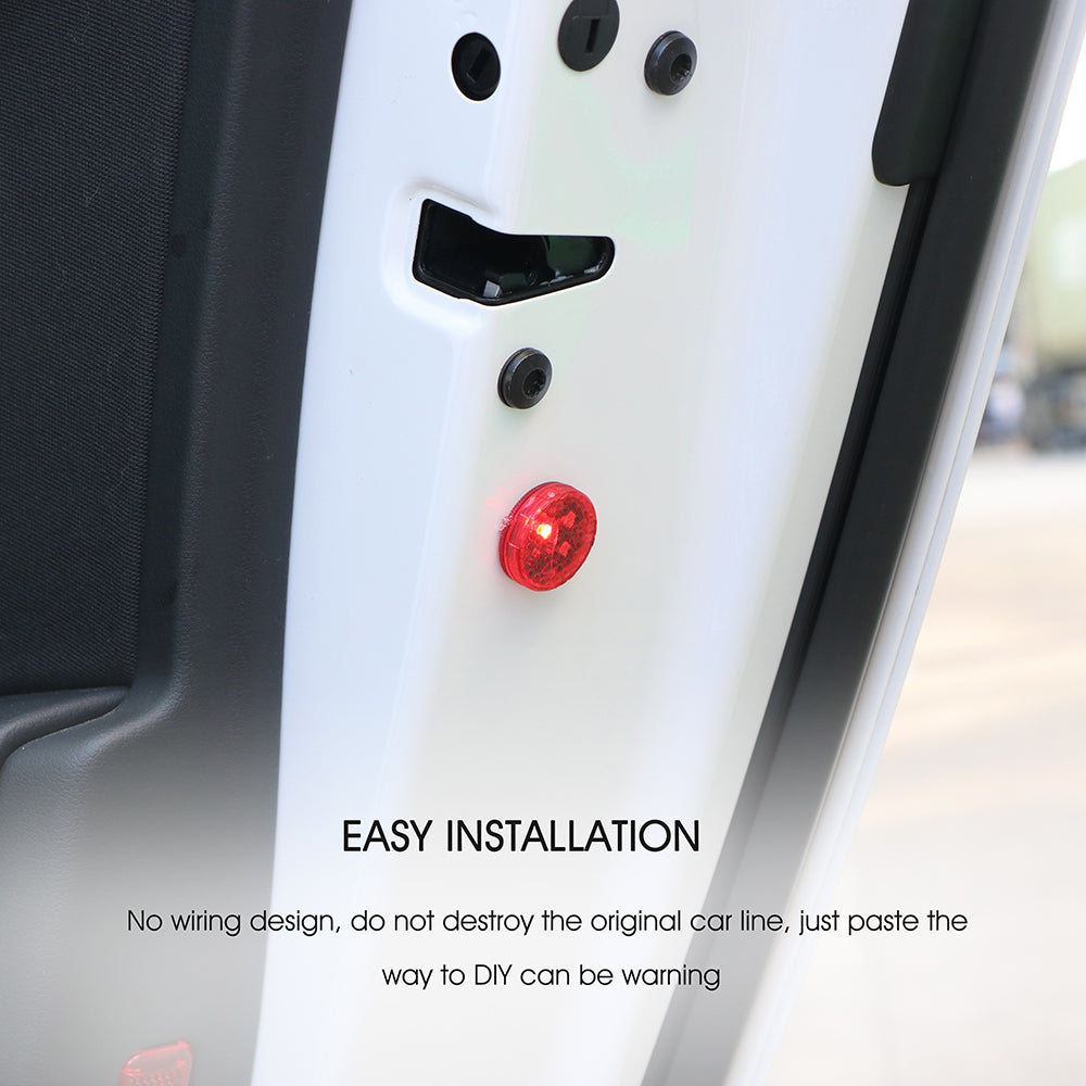 1 Pair Universal Wireless Car Door Warning Lights