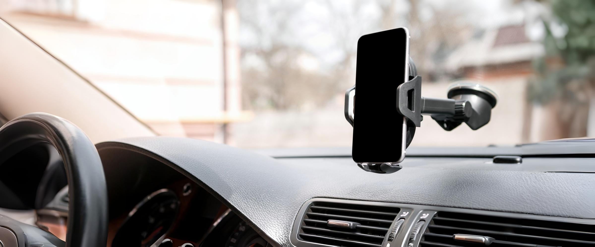 Luxury car phone holder with smart design