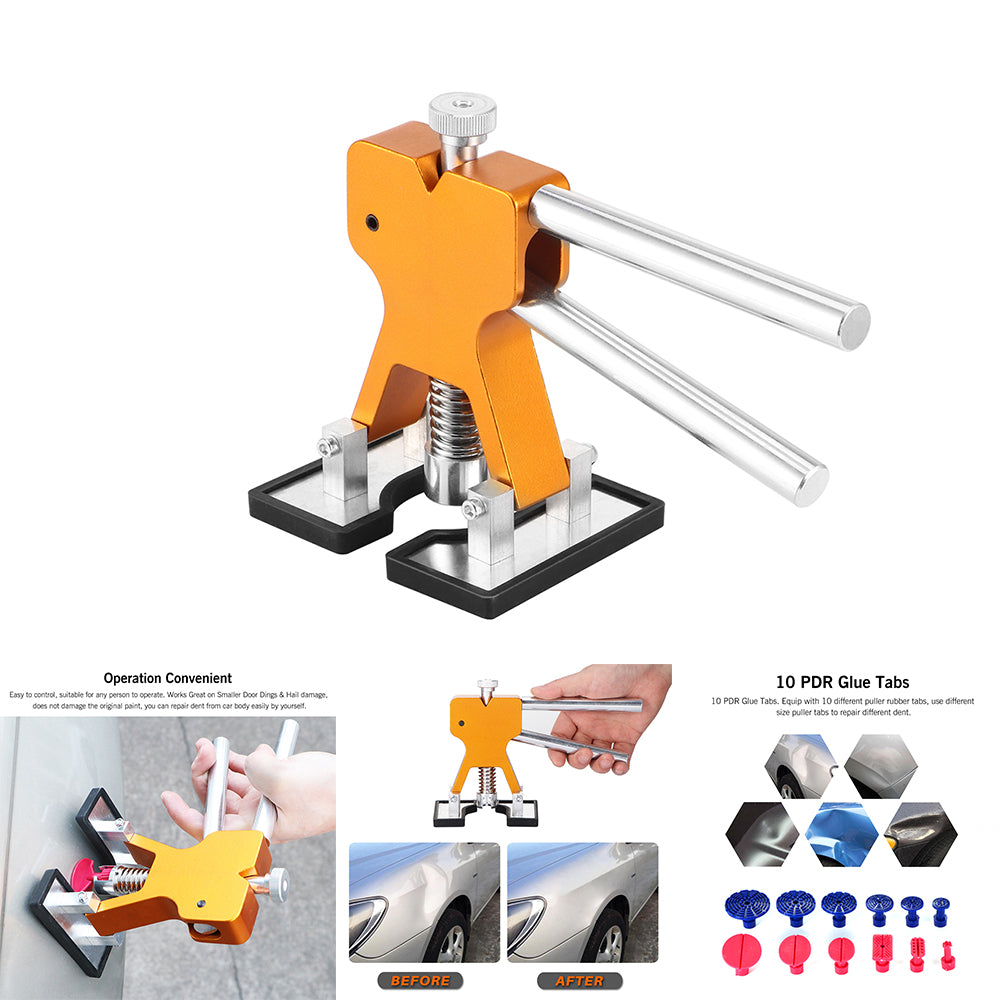 Dent Repair Puller Tool Kit with Glue Tabs