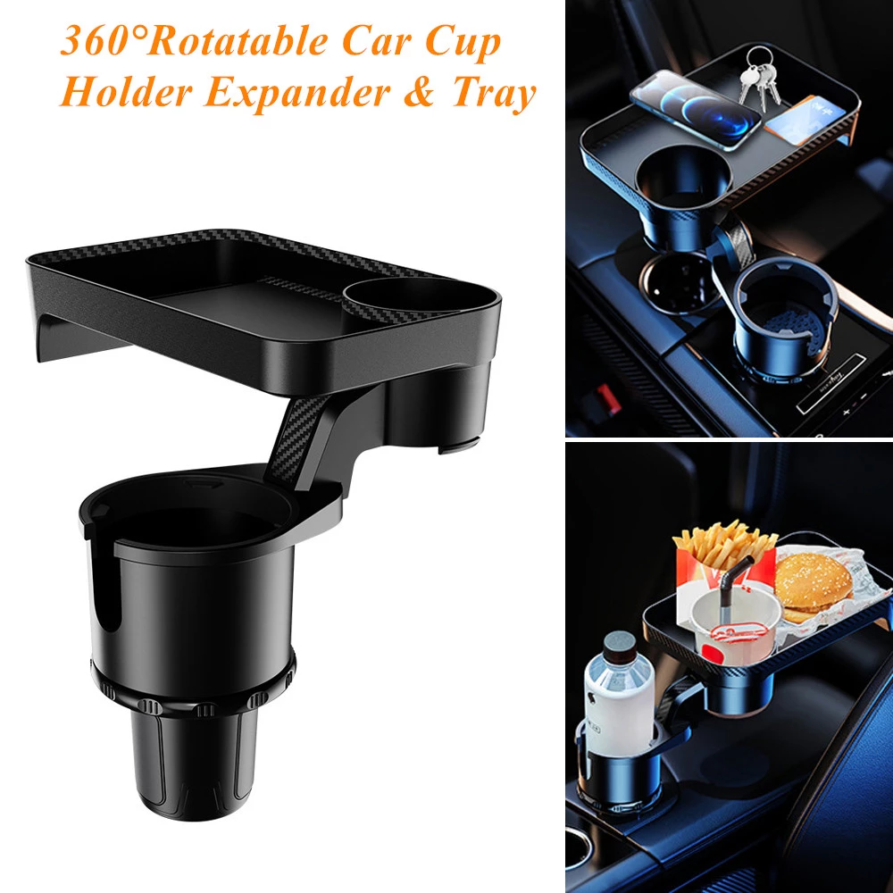 Multifunctional Car Cup Holder with 360°