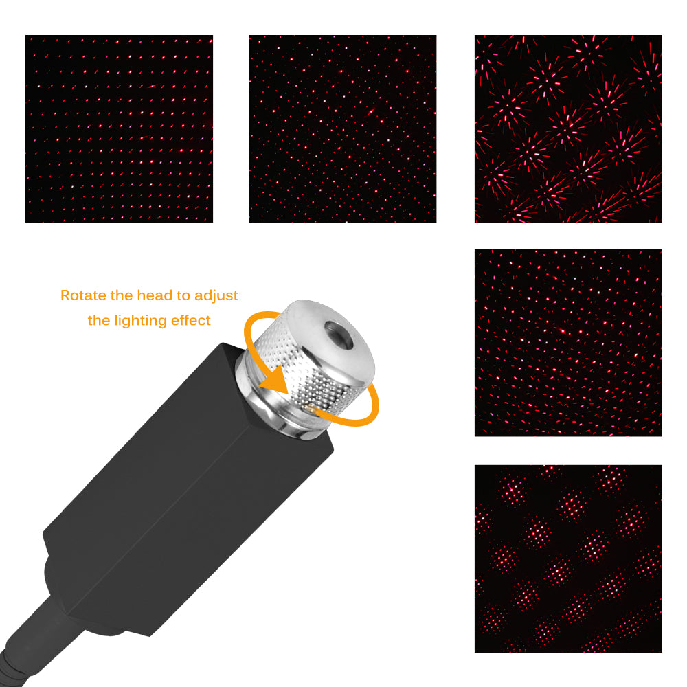 Mini LED Car Roof Star Night Light Projector