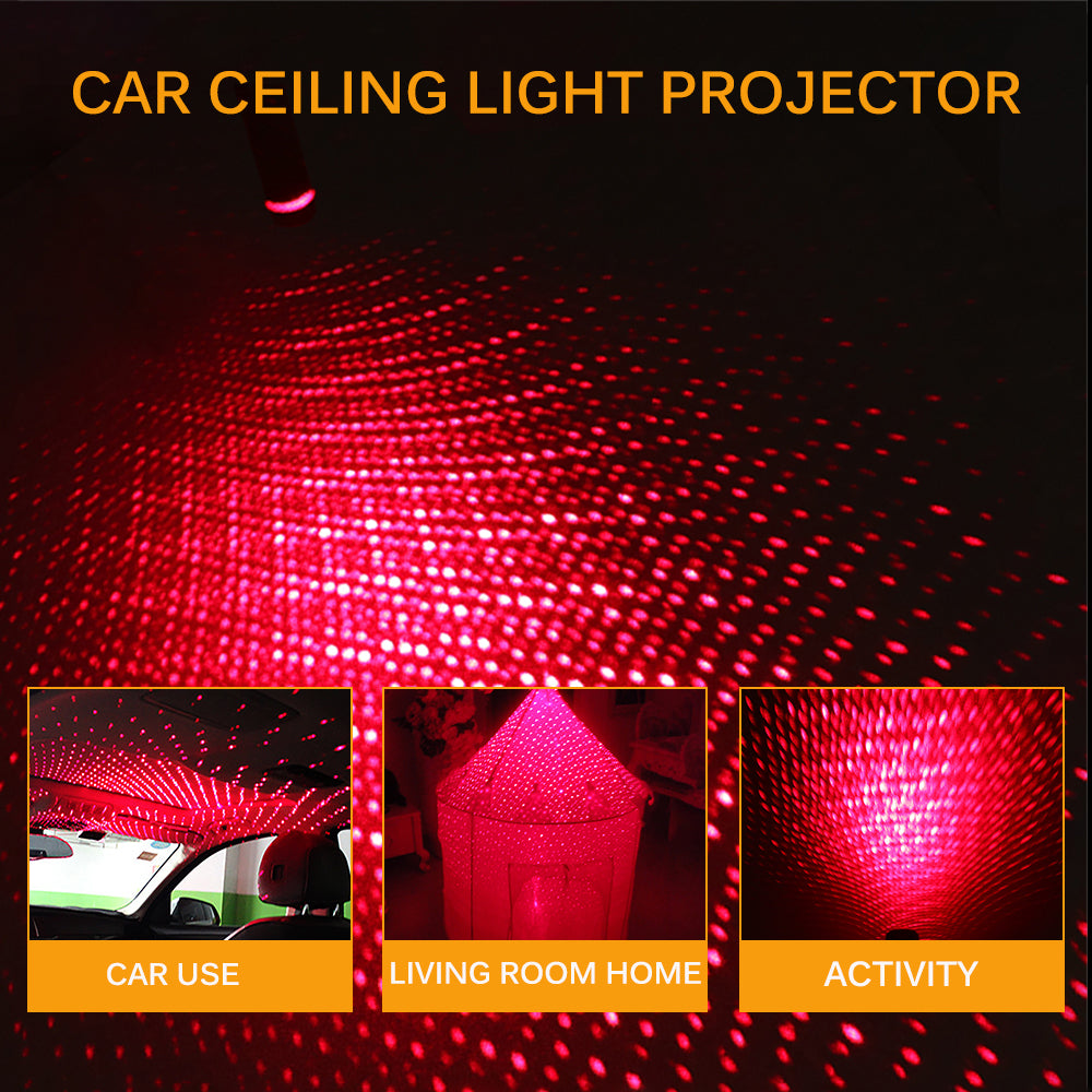 Mini LED Car Roof Star Night Light Projector