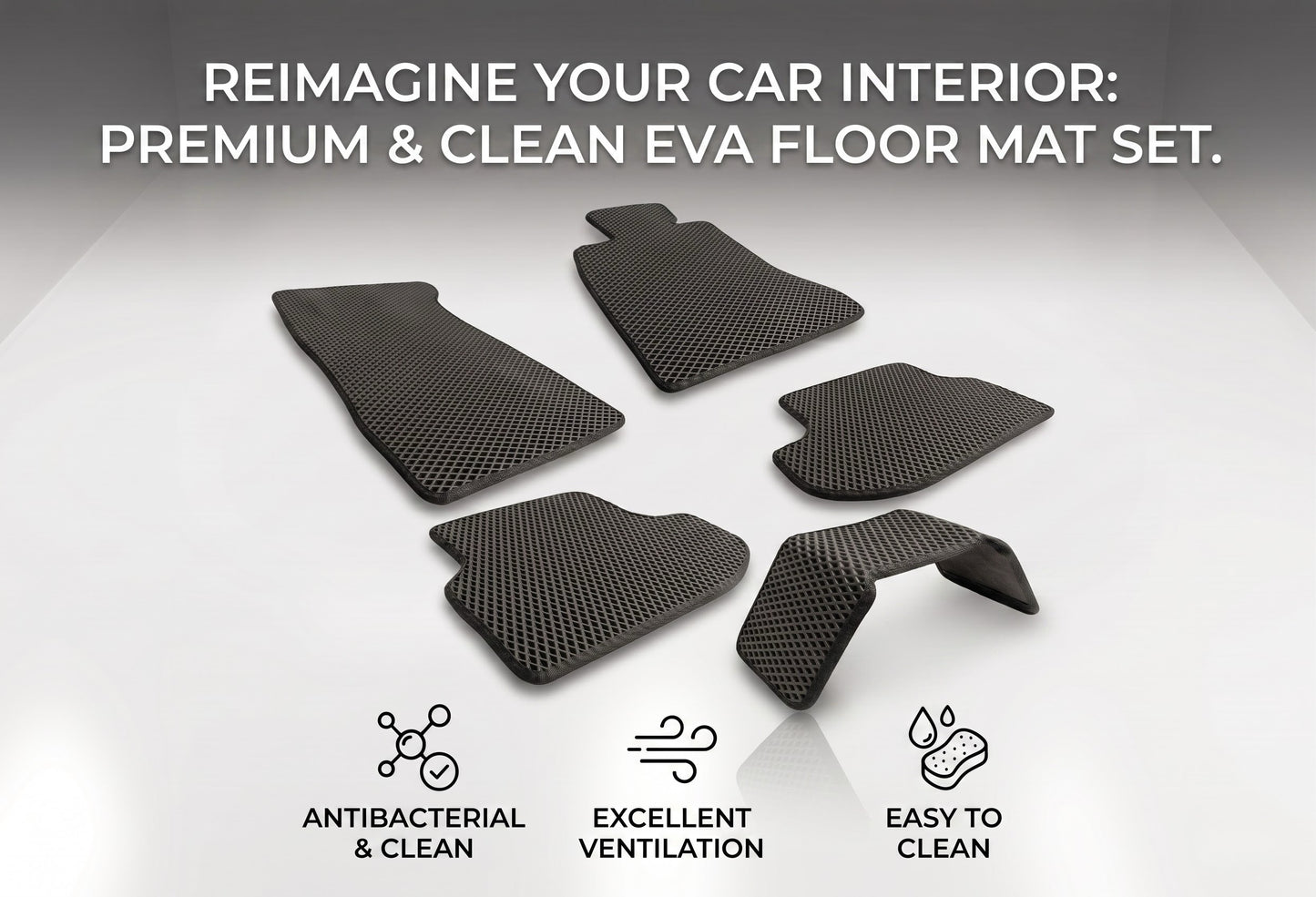 Car Floor Mats with dirt and liquid protection technology