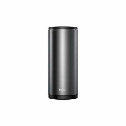 Black Alloy Car Trash Bin