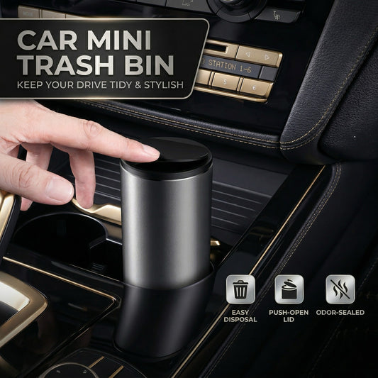 Alloy Car Trash Bin