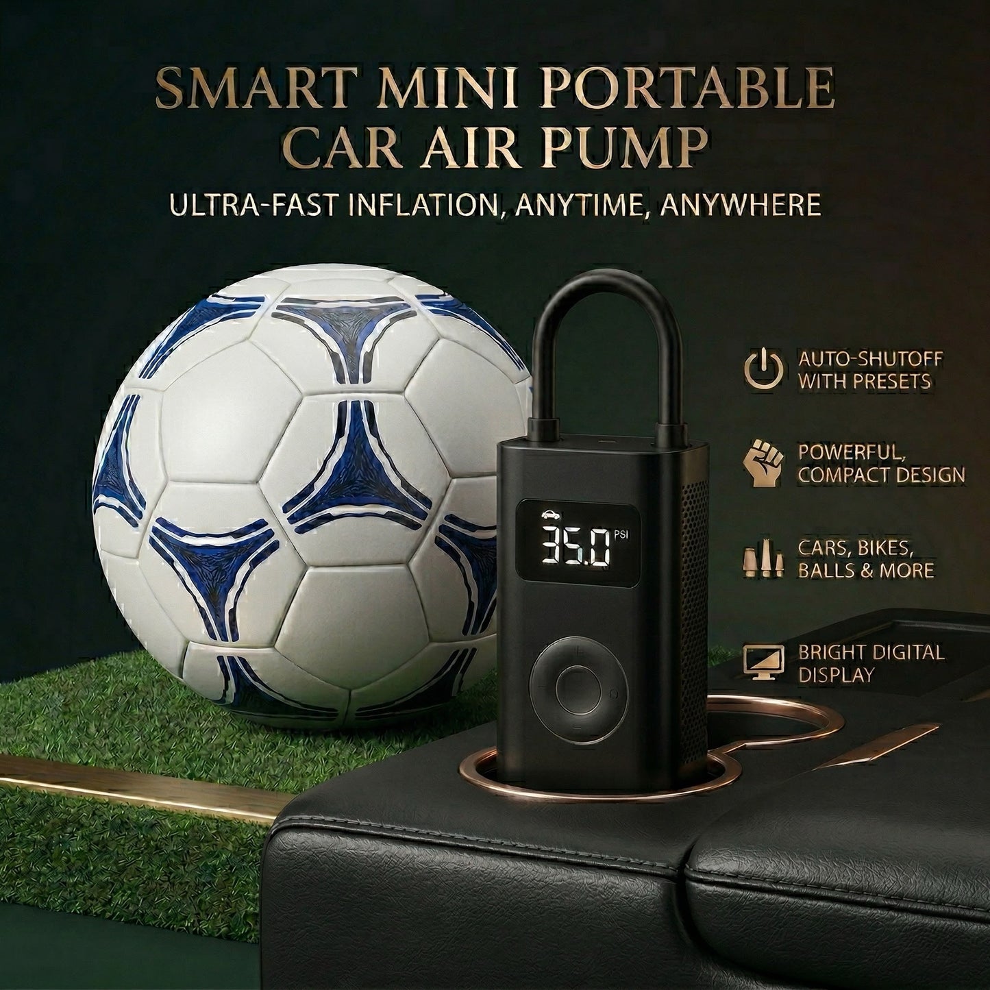 Mini Portable Car Air Pump