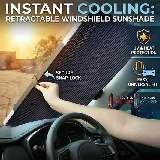 Car Retractable Windshield Cover