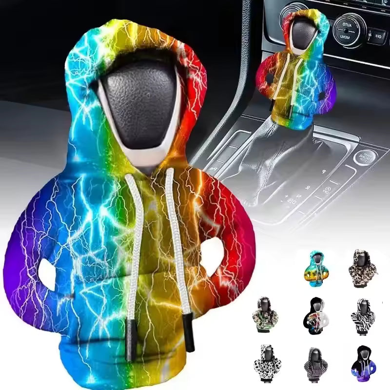 Mini Gear Shift Hoodie Cover – Funny Car Interior Decor | Universal Fit