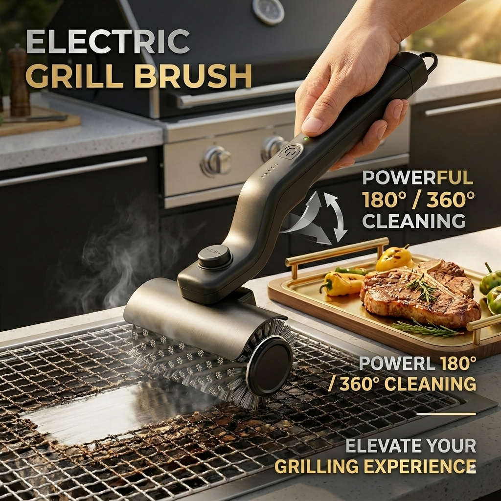 Premium Electric Rotary Grill Brush