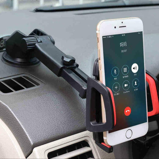 Car Phone Holder – Suction Cup Dashboard & Windshield Mount